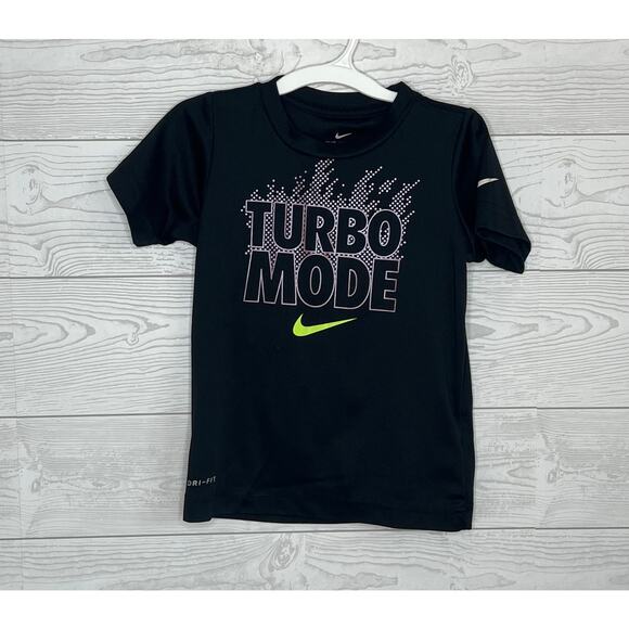Nike Turbo Mode Dri FIT  Short sleeve T-shirt toddler girls size 4T - Picture 1 of 6